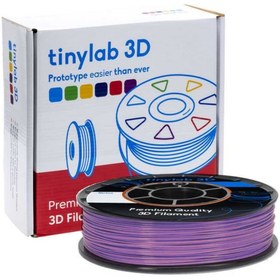 Resim tinylab 3d 1.75mm 1000gr Mor Pla Filament Yüksek Kalite, Çevre Dostu, Mükemmel Yapışma 