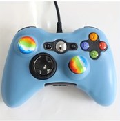 Resim Willowhaven Xahpower Xbox 360 Sky Blue Yumuşak Kaymaz Kılıf Ve 2 Parmak Tutacağı 