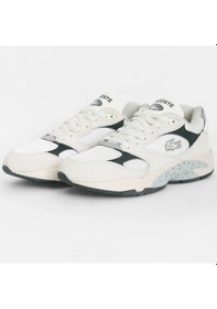 Resim Lacoste Storm 96 Lo Vintage Hakiki Deri Erkek Beyaz Sneaker Beyaz 