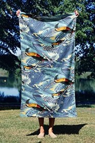 Resim Mikrofiber Plaj Havlusu - Hafif ve Hızlı Kuruyan 90x150 cm - 75X130 cm 