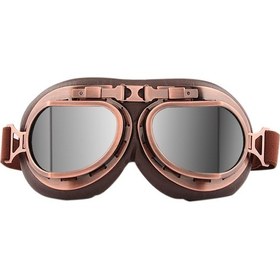 Resim Yaozixa Motosiklet Sürüşü Ve Endüstriyel Kullanim Icin Toz, Rüzgar Ve Çarpma Koruma Gözlükleri - Gümüş Kaplama Lensli Anti-explosion Taktik Göz Korumasi Siyah 