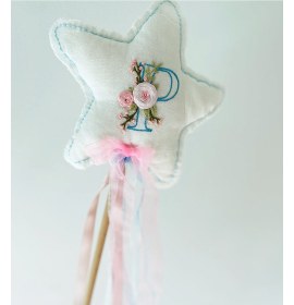 Resim Custom Letter - Fairy Wand (Ecru) 