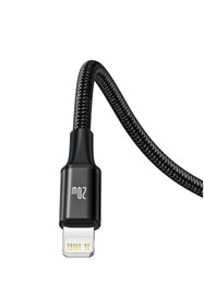 Resim Baseus Rapid Serisi Usb-c Kablo 3in1 Mikro Usb/lightning/usb-c 20w 1,5m Şarj Kablosu Siyah 