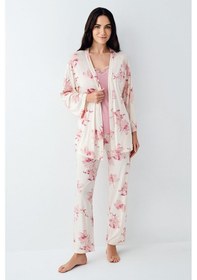 Resim Pierre Cardin Kadın Pembe Sabahlık Pc9058-s-v1 Pembe 