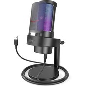 Resim Ampligame A8 Usb Rgb Mikrofon 