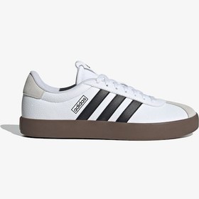 Resim adidas VL Court 3.0 Unisex Spor Ayakkabı BEYAZ-SİYAH 