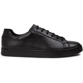 Resim Deery Hakiki Deri Siyah Erkek Sneaker Ayakkabı - 01955Msyhc01 Siyah 