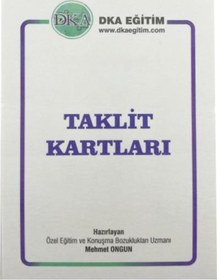 Resim Konuşma Taklit ve Oyun Kartları 