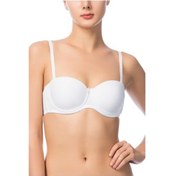 Resim Desteksiz Straplez Kadın Sütyen Beyaz 3510 001 