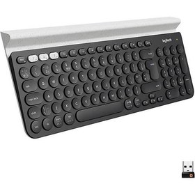 Resim Logitech K780 Multi-Platform İngilizce Q Kablosuz Klavye 
