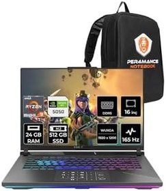 Resim ASUS Rog Strix G16 R9 8940HX 24GB 512GB SSD RTX5050/8GB 165Hz 16" WUXGA FDOS Gaming Laptop G614PH 