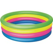 Resim Bestway 51117 Renkli 4 Halkalı Şişme Havuz 157x46 CM Çok Renkli 