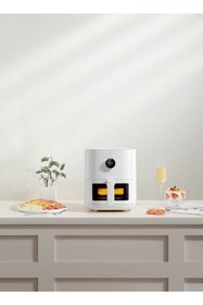 Resim Xiaomi Air Fryer 4 Litre Beyaz Pro Akıllı Fritöz 