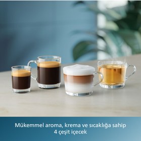 Resim Philips Lattego Tam Otomatik Espresso Makinesi, Tek Dokunuşla 4 Çeşit Içecek, EP2331/10 