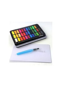 Resim E&d Art Bianyo Aquarelle 36'lı Tablet Taş Sulu Boya Seti - Karton 