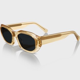 Resim YUGEN I Eyewear Golden Dusk - Amber Transparan Kalın Çerçeve / Koyu Lens Gözlük 