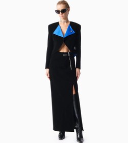 Resim Knitology KNTLGY Velvet Fuse Crop Blazer - M 