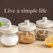 Resim 3 adet, Baharat Tenceresi, Mutfak Baharat Kavanozu, Baharat Kapları, Yaratıcı Monosodyum Glutamat Tenceresi, Tuz ve Biber Kavanozu, Biber Kapları, Kapaklı Baharat Saklama Kabı, Kaşıkla Yiyecek Saklama Kutusu, Mutfak Eşyaları, Dorn Essentials Mutfak Aksesuarları 