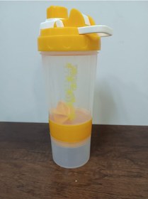 Resim Sızdırmaz Ve Ve Vidalı Kapaklı Plastik Shaker Seşaf Sarı 