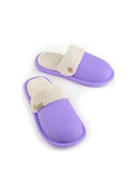 Resim Gezer 13577 Eva İçi Kürklü Islak Zemin Kışlık Ev Bahçe Kadın Terliği Çok Renkli 