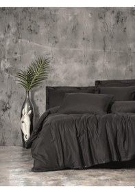 Resim Çift Kişilik Smart Bambu Saten Nev Takımı Siyah Renkli 