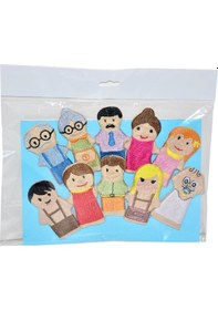 Resim And-5087 T İnsanlar Parmak Kukla Se10lu 