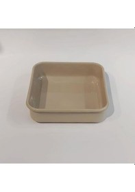 Resim Emaye Kare Fırın Tepsisi Bej Bej 