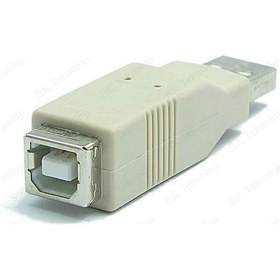 Resim USB 2.0 A Erkek to USB-B Dişi Dönüştürücü Adaptör 