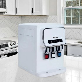 Resim Tezgah Üstü Sıcak Soğuk ve Normal Su Arıtmalı Su Sebili 