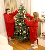 Resim Rokeff Wellsoft Giyilebilir Battaniye Bordo L/xl Bordo 