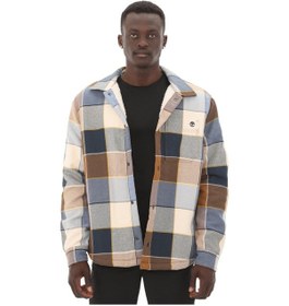 Resim Timberland Sherpa Lined Plaid Overshirt Erkek Ceket Tb0a6ux2eı21 Beyaz 