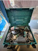 Resim Böhrer HB069T Akülü Taşlama + Akülü Bijon Somun Sıkma + Çift Bataryalı V58 5000MAH Profesyonel Taşlama Set 