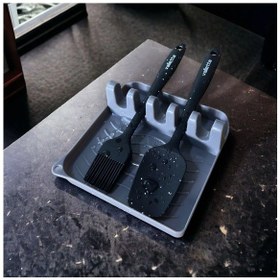 Resim Valletta Gili Kapak Tutucu Ve Kaşıklık Gri 