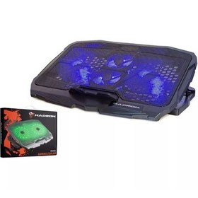 Resim Hadron Notebook Soğutucu & Led Aydınlatmalı 4 Fanlı Laptop Stand 