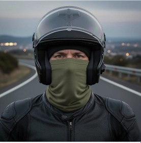 Resim Kalın Kışlık Rüzgar Geçirmez Buff Soğuk Havalara Karşı Maksimum Koruma Henüz Değerlen Haki 