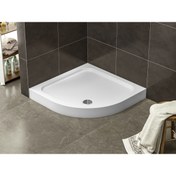 Resim Stina Blu 70x70 Oval Monoblok Duş Teknesi 