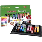 Resim Alpino Keçeli Boya Kalemi Super Color 10 LU AR000011 