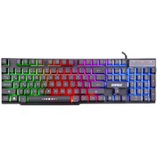 Resim Everest KB-X88 Blast USB RGB Gökkuşağı Aydınlatmalı Q Siyah Oyuncu Klavyesi Everest