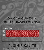 Resim 3M Joker HAHA Ön Cam Güneşlik Folyo / Dijital Baskı / Yapışkanlı Folyo / Araç Sticker / 