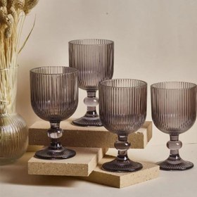 Resim Perotti 14915 İmola 4'lü Bardak - Füme - 260 ml 