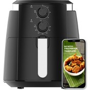 Resim Kumtel Fastfryer XL HAF-01 Airfryer 5.5 lt Yağsız Fritöz Kumtel