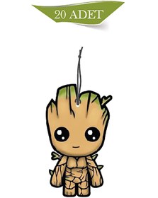 Resim Genel Markalar Avengers Sevimli Groat Tasarımlı 20'li Oto Kokusu ve Oto Aksesuarı 