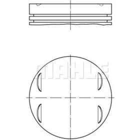 Resim MAHLE 831300 Piston 84.00Mm Std E46 330 Cı-Xı E39 530I E65 E66 E67 730I E83×3 E53×5 3.0I 00- M54B30 