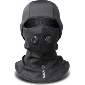 Resim Mundo Venta Termal Kar Maskesi - Siyah (Yurt Dışından) 
