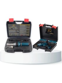 Resim Bemoold BM40 Plastik Kaynak Makinesi - Bemoold 100 W Sıcak Zımba Plastik Tamir Seti-200 Adet Tel Zımba Dahil Yeşil-Siyah 