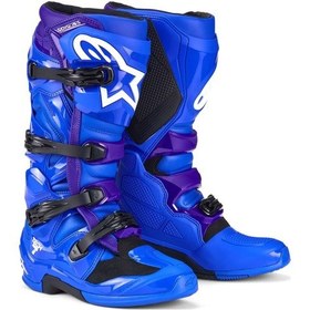 Resim Alpinestars Tech 7 Kros Motosiklet Botu Mavi 