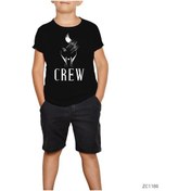 Resim Hayko Cepkin Crew Siyah Çocuk Tişört Beyaz 