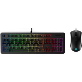 Resim LENOVO Legion KM300 RGB Gaming Combo Klavye Mouse Set Siyah 