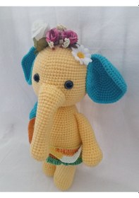 Resim Amigurumi Çiçek Fil 