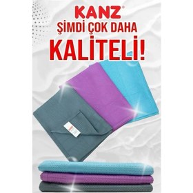 Resim Akdeniz Home Kanz 3’lü Gerçek Sihirli Mikrofiber Bez Seti – Ultra Emici, Çizmez, Çok Amaçlı Temizlik Bezi (40X60 Cm) 